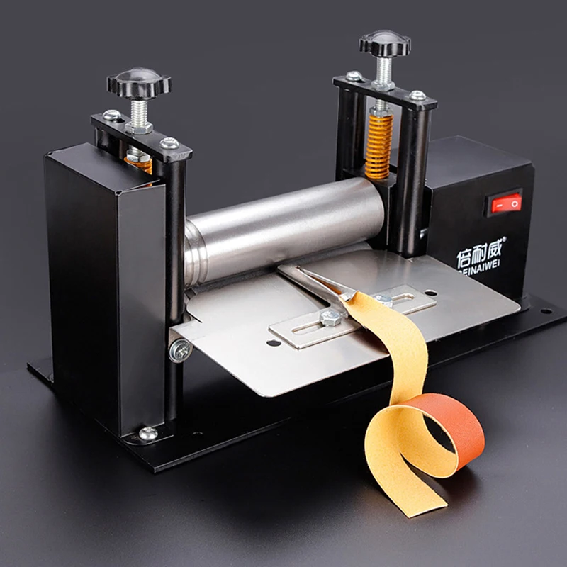 Electric Small Leather Drawing Machine Hand-Cranked Glue Cylinder Pressing Leather Machine Laminating Machine