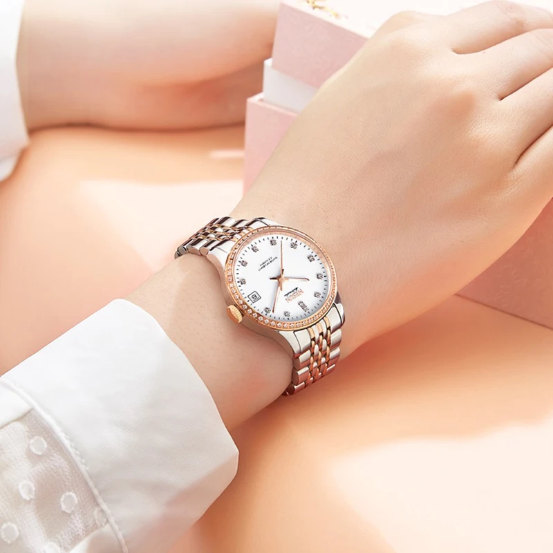 Nesun presente masculino relógio mecânico relógio mecânico automático relógio mecânico feminino presente do dia dos namorados pulsowa