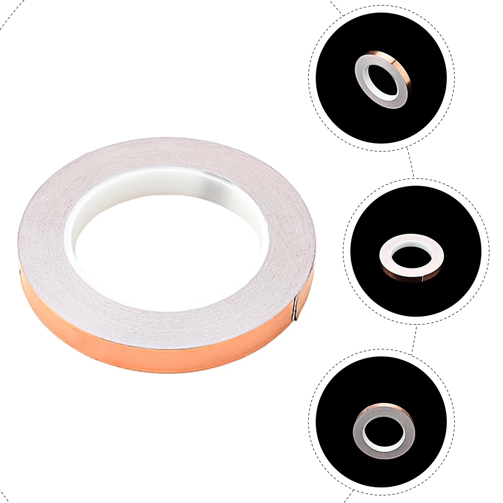 

1 Roll Single-Sided Conductive Copper Emi Shielding For Guitar Pickup Anti- Foil Adhesive Guitar