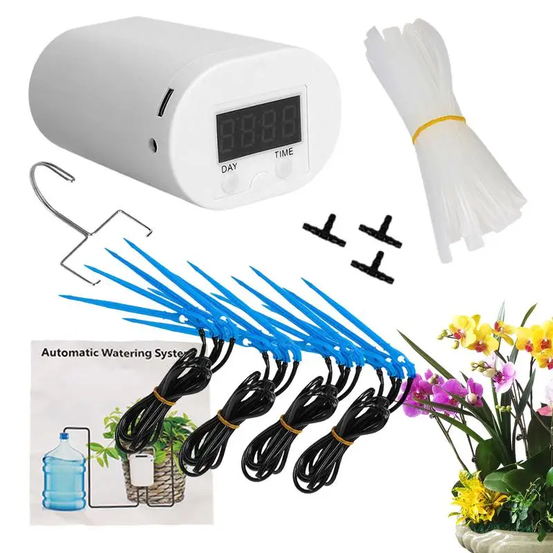 

Drip Watering System For Potted Plants Smart Automatic Drip Irrigation Kit Indoor Irrigation System For Potted Plants Plant Drip