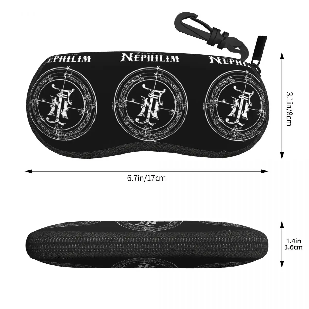 Fields Of The Nephilim Shell Glasses Case Protector Sunglasses Box Women Men Soft Eyeglass Bag Pouch