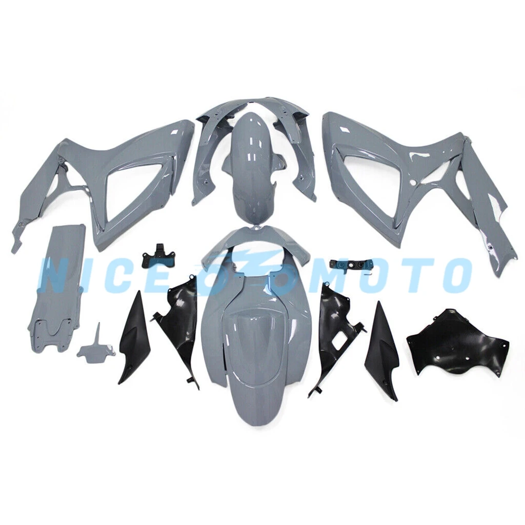 Installing an Aftermarket fairing kit for GSXR600 2006 2007 GSX-R750 06 07 K6 GSXR750 600 Bike Fairing kit Nardo Grey