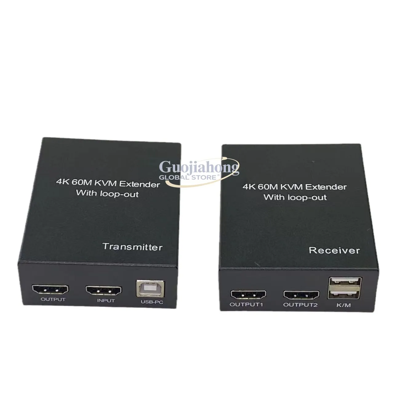 

4K Extender 60 meters, network cable to kVM Extender high definition 4K30Hz with USB keyboard and mouse
