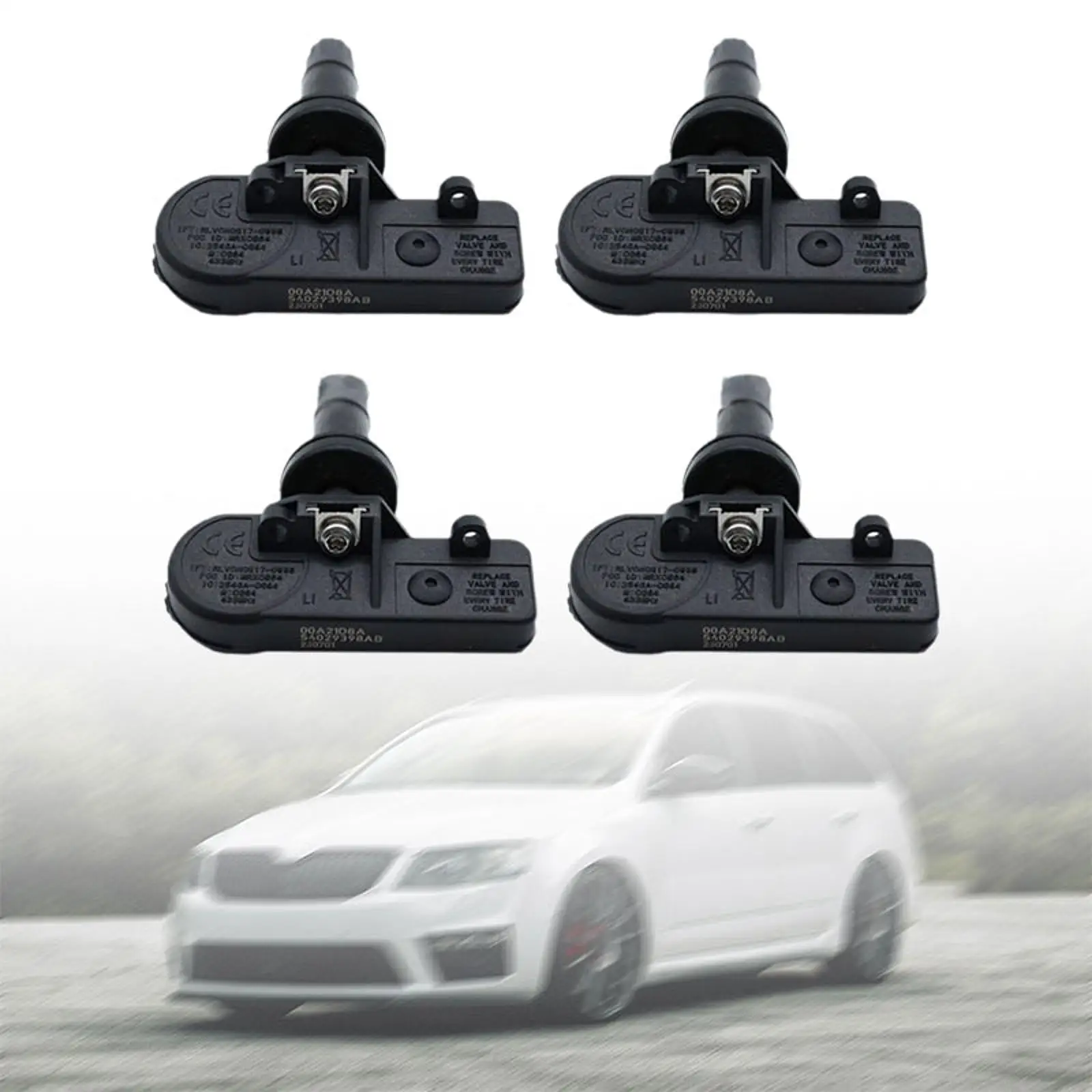 

4 Pieces Tire Pressure Sensors 68142397AA Portable Direct Replaces Practical High Performance Accessory for Jeep Grand Cherokee