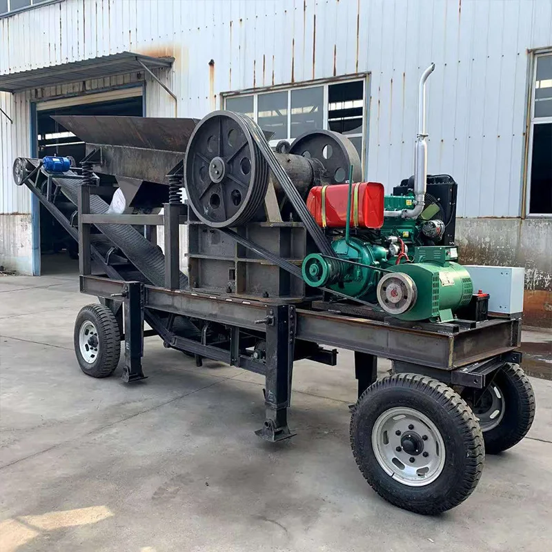 Mobile Construction Waste Crusher With Dual Use Of Oil And Electricity, Convenient To Move Efficient Wood Recycling 2025