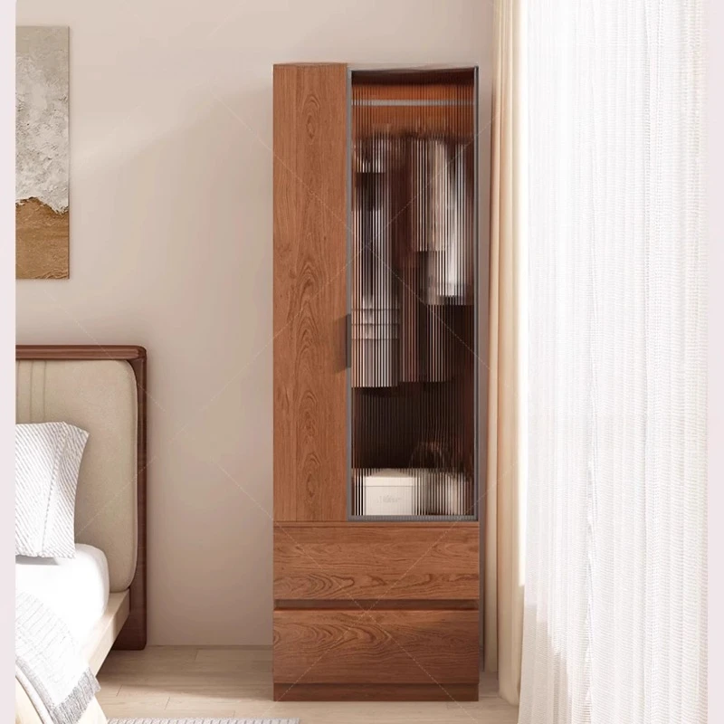 

medieval style corner bedside table wardrobe integrated household bedroom small apartment simple single