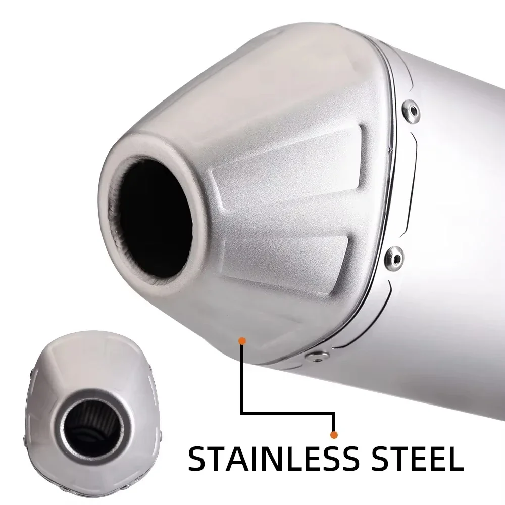 

Slip On Exhaust Systems For KTM 390 250 Adventure 2020-2023 Motorcycle - Modified Escape Muffler With Middle Pipe Heat Shield