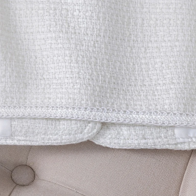 Women's Solid Color Tweed Coat 2025 New Spring/Autumn Short Fragrant Women's Top