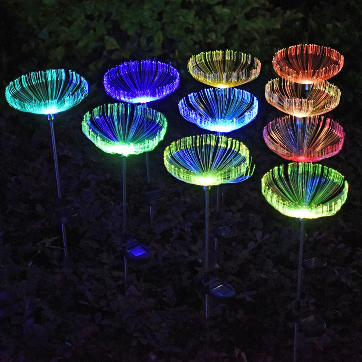 

Solar Garden Lights Outdoor Waterproof Jellyfish Lights RGB Changing Color Lawn Landscape Light for Yard/Pathway/Holiday Decor