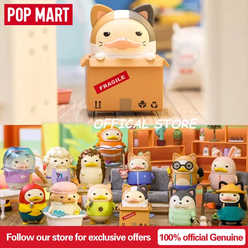 POP MART Blind Box Duckoo MY Pet Story Series Toys Mystery Box Action Figure Guess Bag Mystere Cute Doll Kawaii Model Gifts