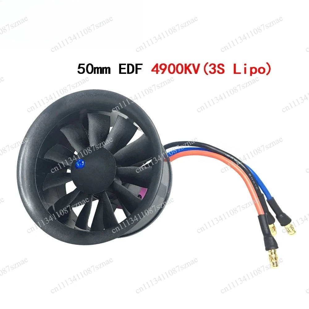 For 50mm Duct Motor 4300KV 4900KV with 40A ESC Kit, Brushless Motor for Fixed Wing Ducted Fan Aircraft