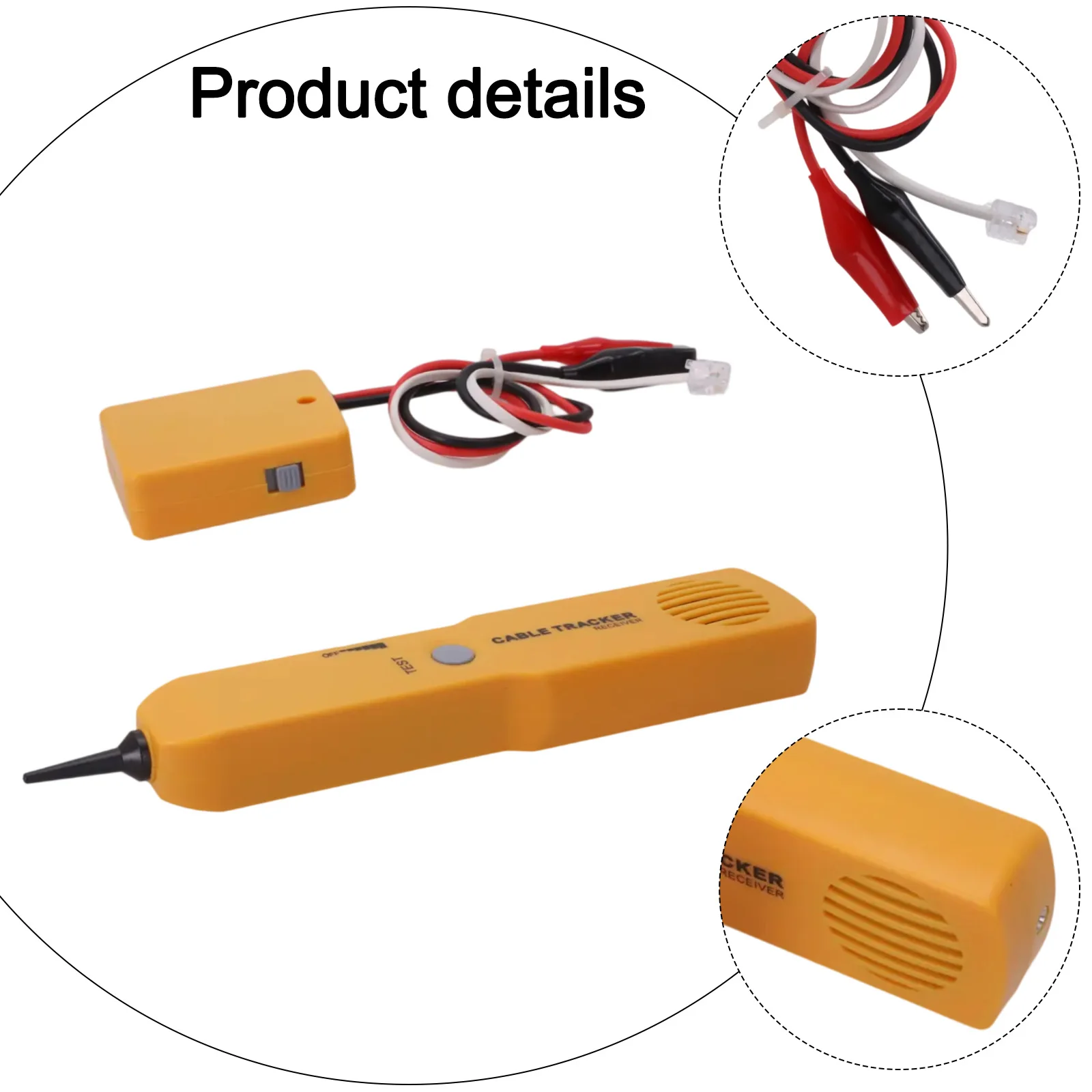 Network Cable Tester RJ11 Line Finder Toner Electric Wire Tracer Tool for Locating Breakpoints and Diagnosing Circuits