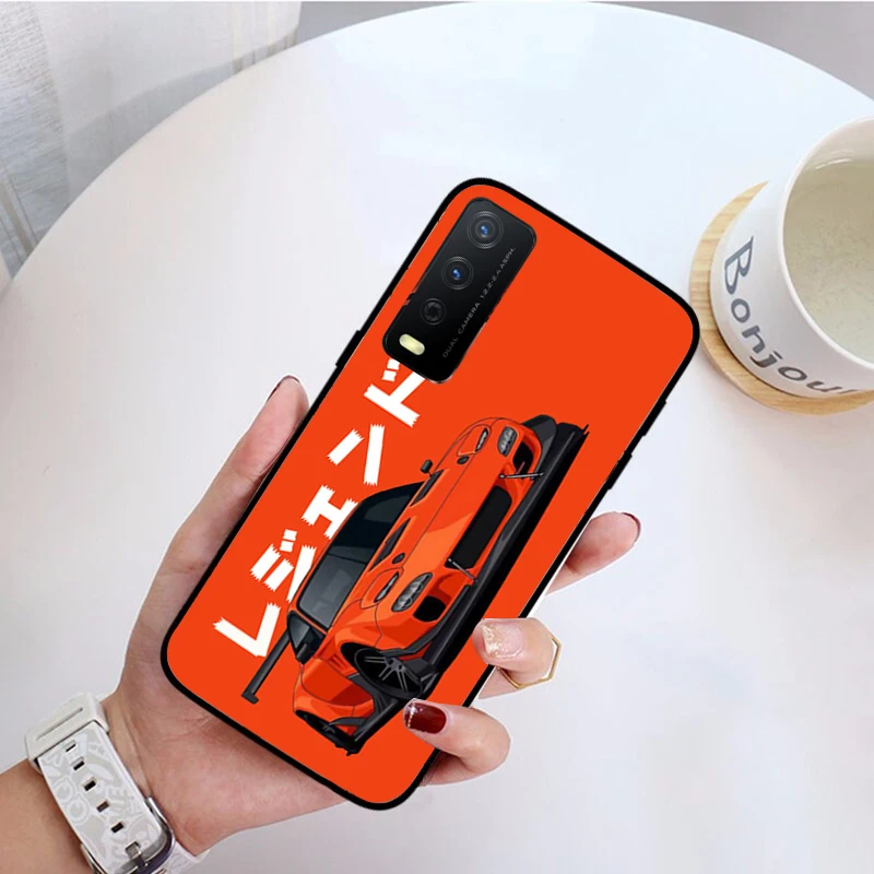 JDM Car Phone Case For VIVO Y31 Y21 Y70 Y21S Y20S Y72 Y35 Y11 Y53S Y33S Y55 Y76 Y51 Y11S Y01 Y1S Y91C Y91i