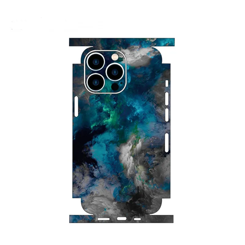 

For iPhone16 14 13 Pro Max 12 Mini 15 Colorful 3M Film Wrap Stickers Cases Back Cover Decal Skin 3M Film Protector Sticker