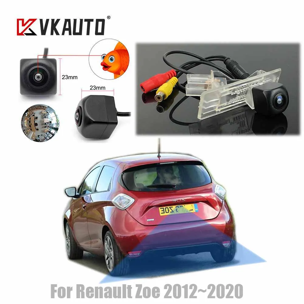 VKAUTO Rear View Camera For Renault Zoe I 2012~2019 kit DIY For R-link Multi Function Display Backup Reverse Parking Camera