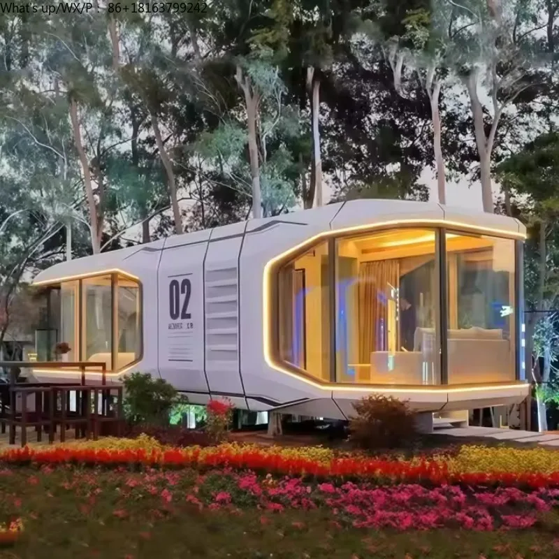 

2 Bedroom Prefab Villa Ready to Ship Steel Modular Home House Boat Floating Hotel Other Tiny Houses
