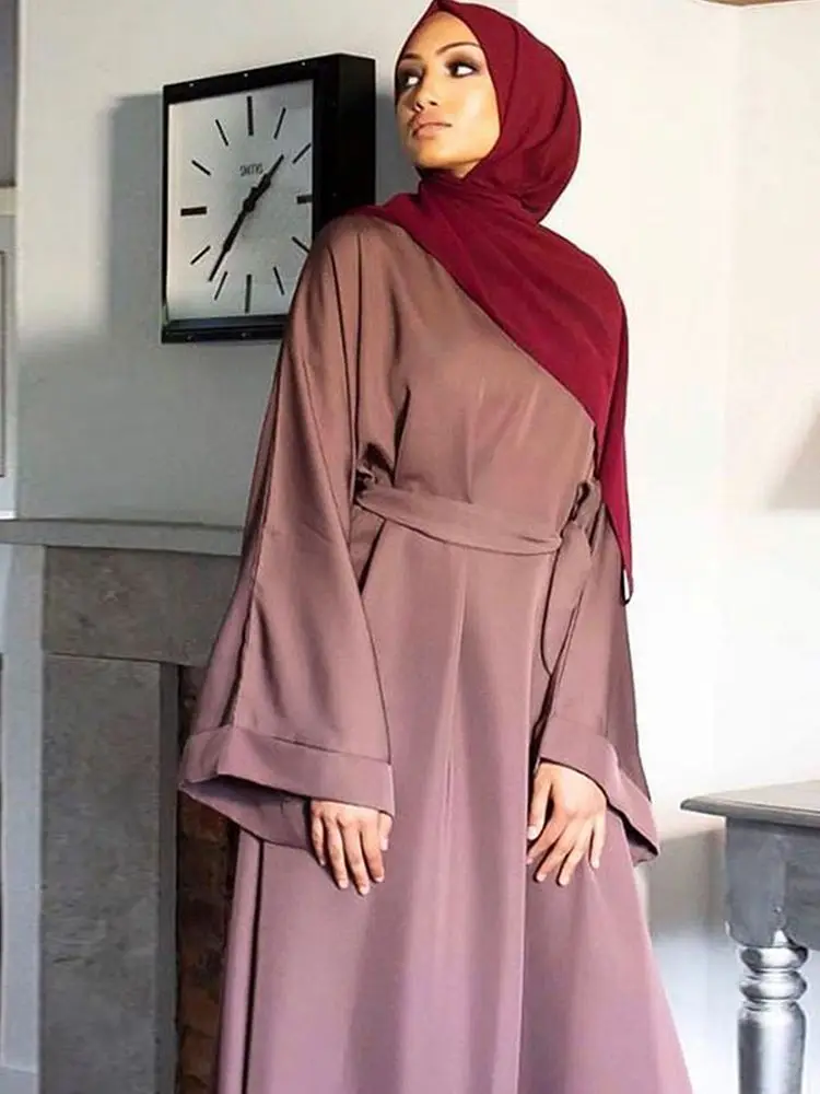 Abaya de lujo de Dubái para mujer, Vestido musulmán modesto, caftán islámico, Túnica marroquí, Turquía