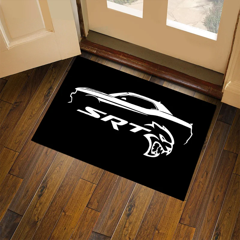 

S-SRT Hellcat Demon D-Dodge Challenger гоночный кухонный коврик противоскользящий современный коврик для гостиной, балкона с принтом, современный домашний декор