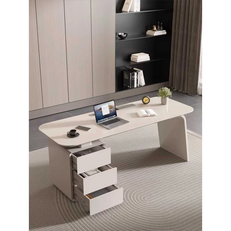 

Boss table bedroom simple modern light luxury rectangular minimalist desk solid wood office computer desk writing desk combinati
