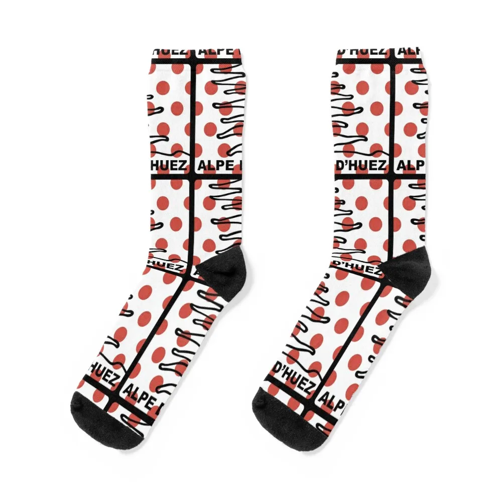 

Alpe d'Huez - King of the Mountains (KOM) Socks Men's New year's Soccer kawaii Men Socks Women's