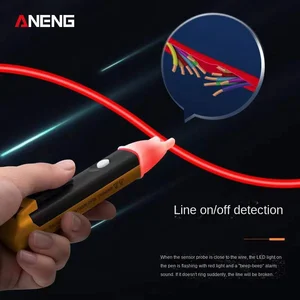 Smart Contact Accecal Test Detectors Testing Pen Measurement 90-1000V Current Electric Sensor Test Pencil Pencil Tool Domestic Electrician 10 Main Electrician Sales - №6