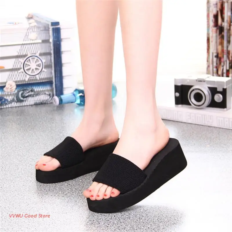 Summer Soft Women Sandals Thong Flops Flat Platform Slippers Beach