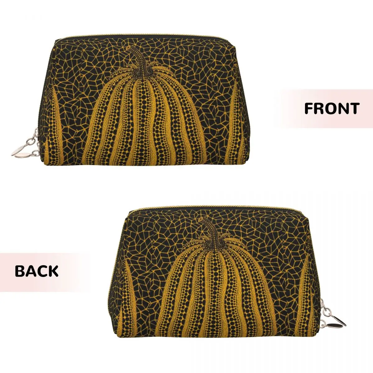 Yayoi Kusama Abstract Painting Women Cosmetic Bag Travel Makeup Organizer Pouch Toiletry Storage Dopp Kit Box