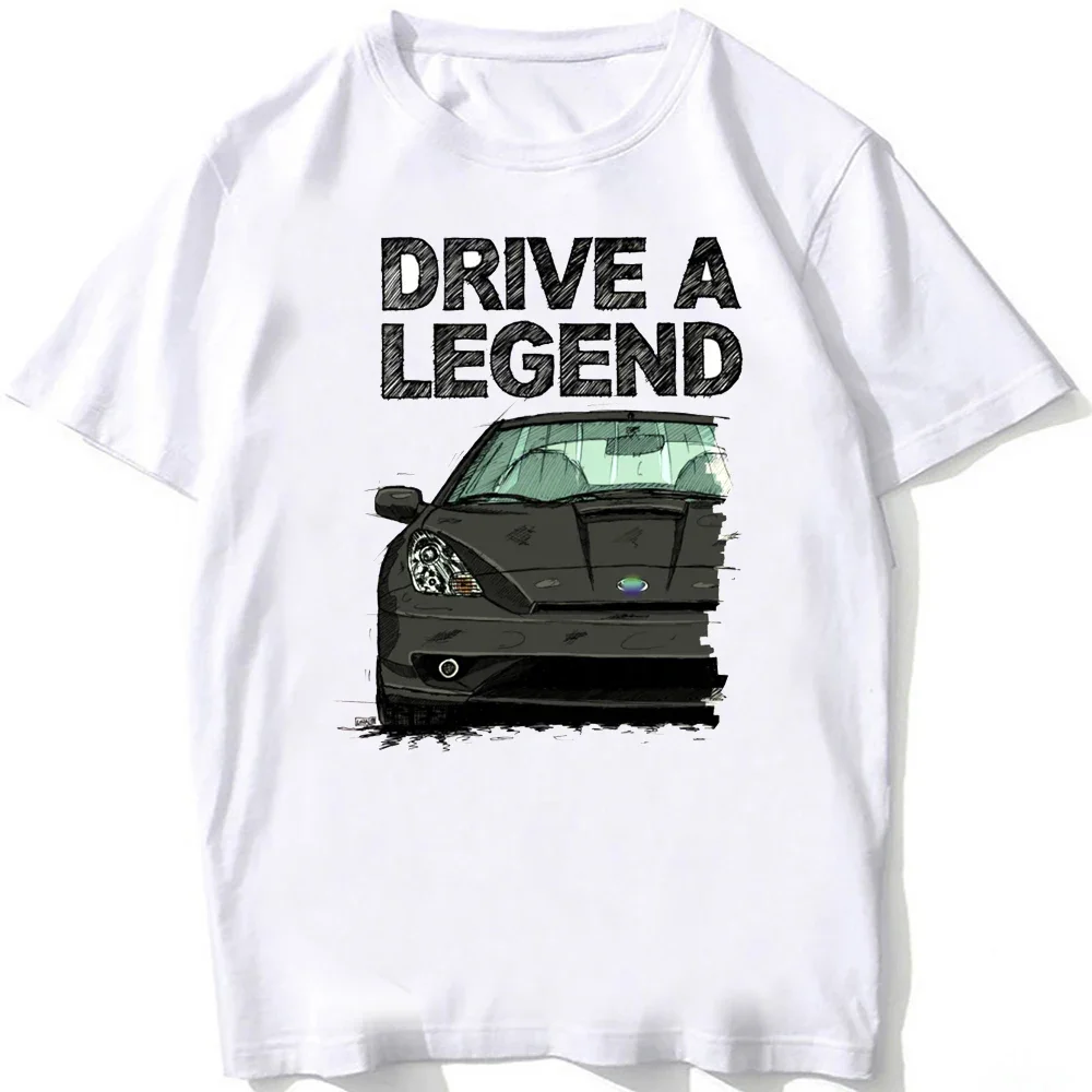 محرك أسطورة سيليكا 7 الجيل تجميل نموذج تي شيرت للجنسين الرجال قصيرة الأكمام Harajuku الهيب هوب عادية الصبي الأبيض تيز التي شيرت