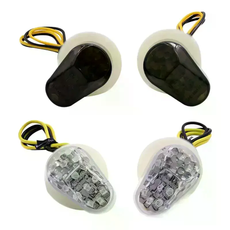 2pcs Motorcycle Turn Signals LED Indicator Flashing Photoflash Lights Bulb Motor For YZF R1 R6 R6S R3 FZ1 FZ6 FZ8 FAZ6R