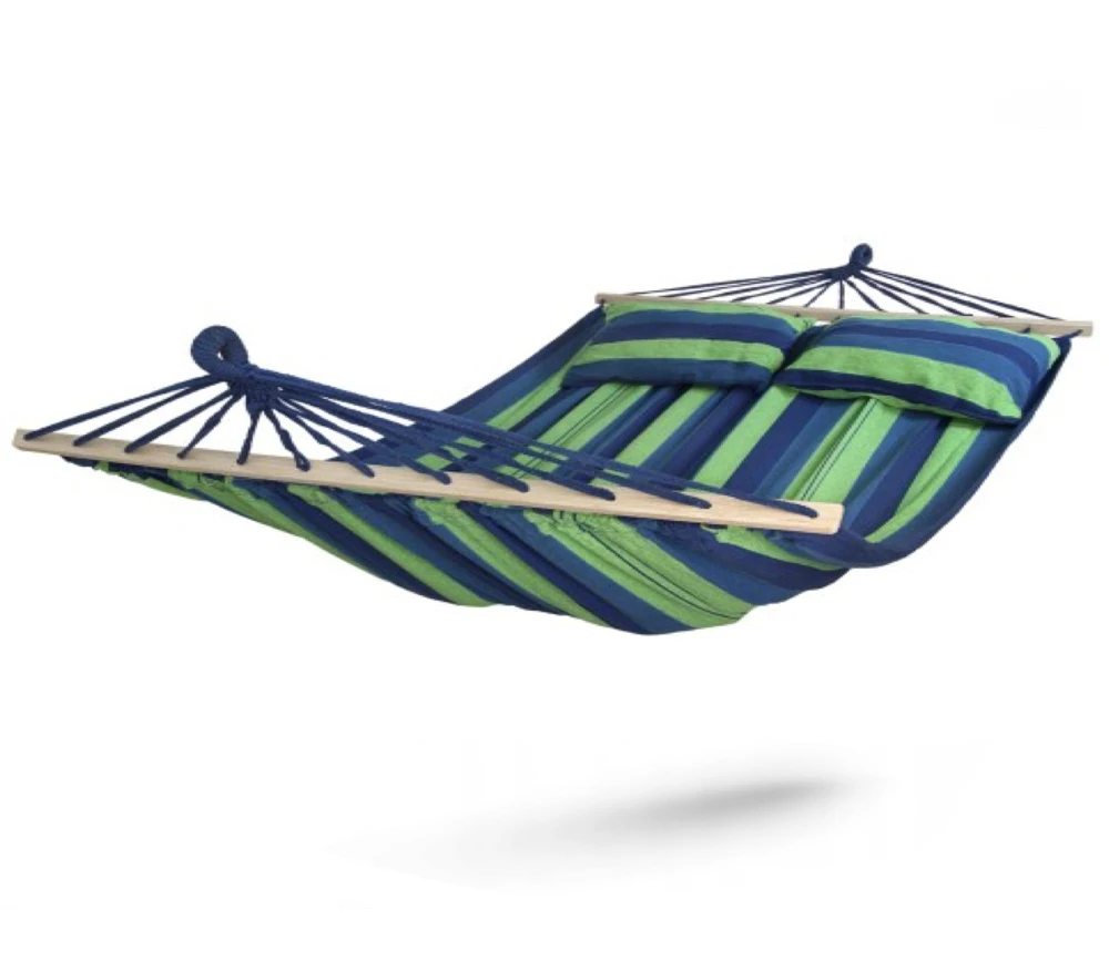 Portable Wooden Spreader Crossbar Hanging Hammock Bed With Big Pillowspromote sales