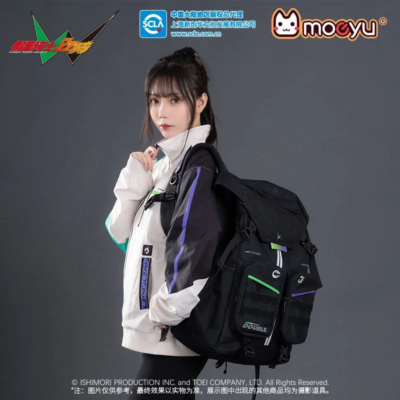 

Moeyu anime backpacks Kamen Rider double men's backpack cosplay women bag school student back pack rucksack laptop travel bags