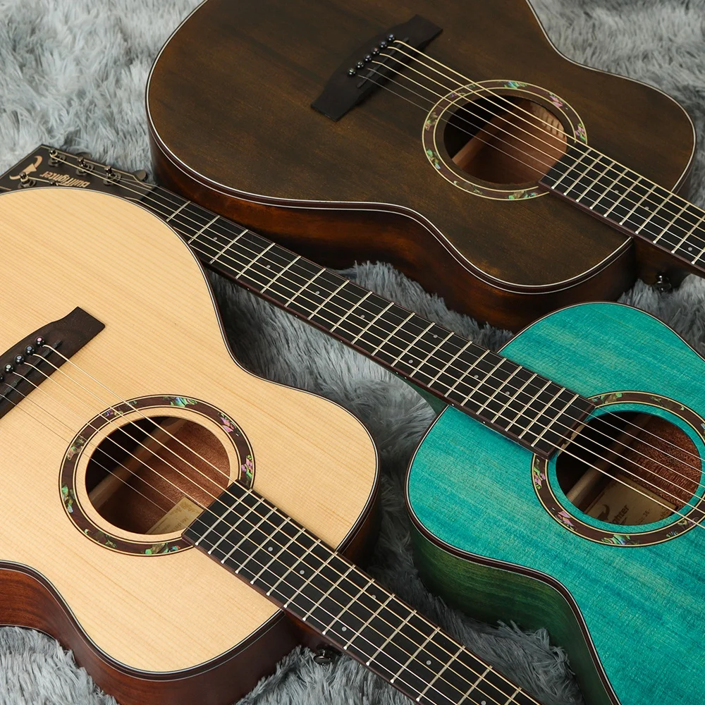 D-36A 36 Inch Acoustic Guitar, Solid Spruce Top & Sapele Body, Rosewood Fingerboard, Gloss Finish 6 Steel Strings
