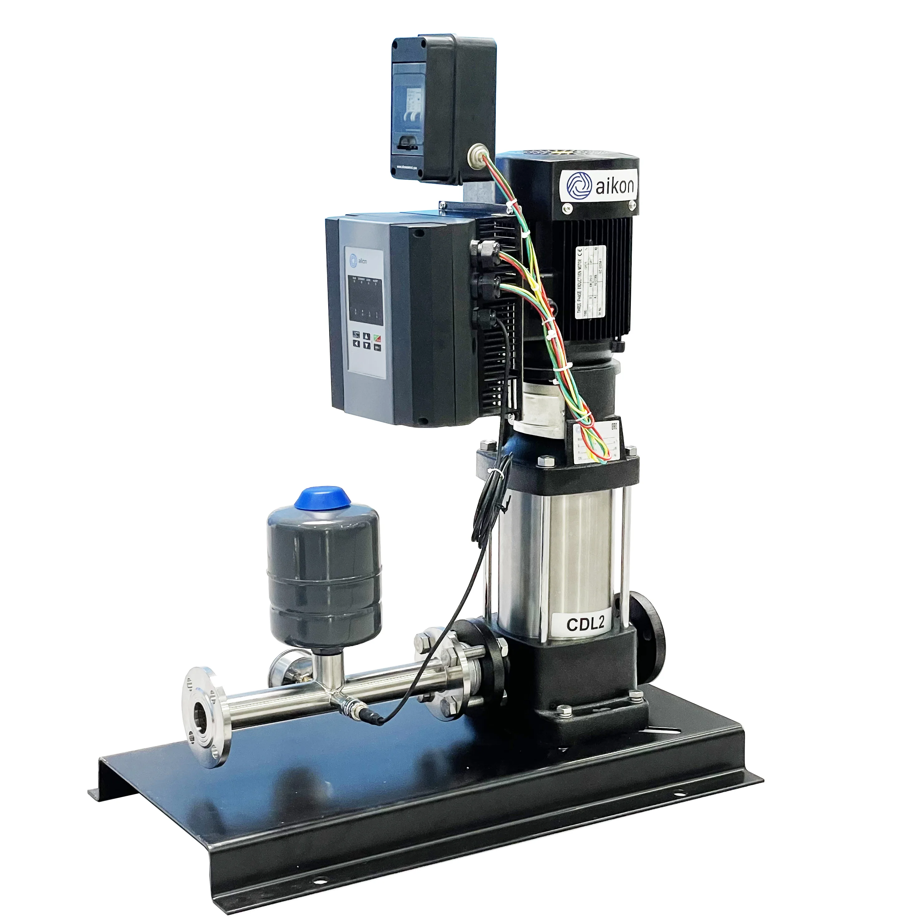 

aikon high pressure automatic pressure control Intelligent multistage vertical water pump with VFD control