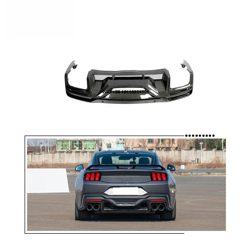 

Carbon Fiber Rear Diffuser for Ford- Mustang Dark Horse 2024