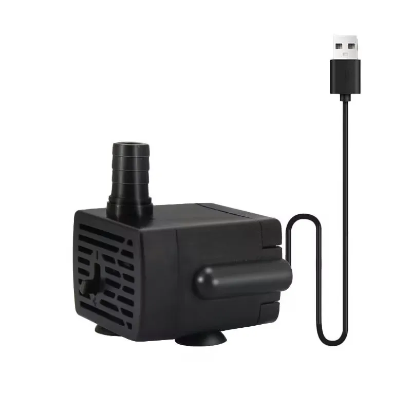 조용한 조절식 USB 수중 워터 펌프 (어항, 애완동물 분수 및 DIY 수경 시설용)