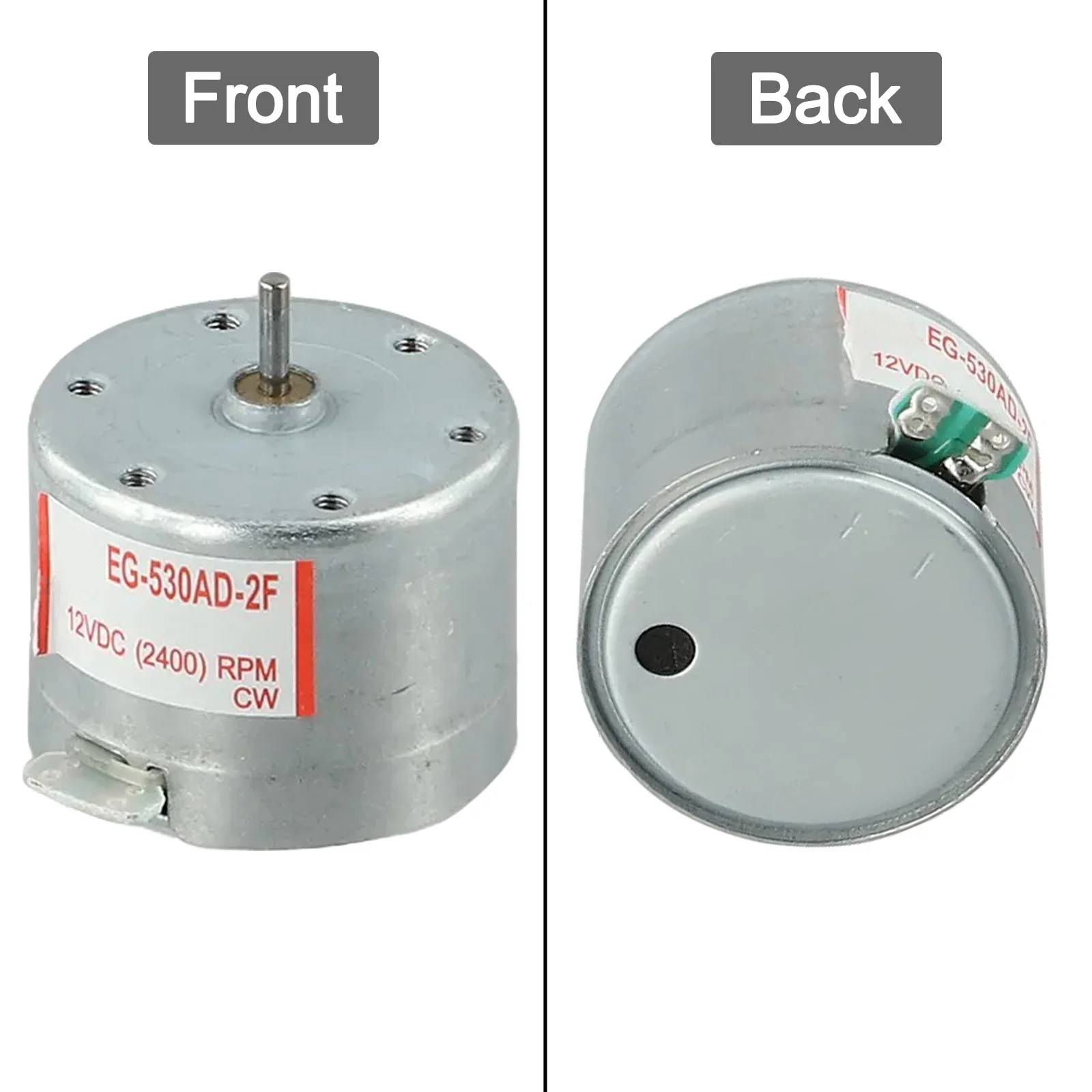 1PCS EG-530AD-2F Spindle Motor DC 12V CCW Mini 34mm Round Spindle Motor For Capstan Tape Deck Audio Recorder Player