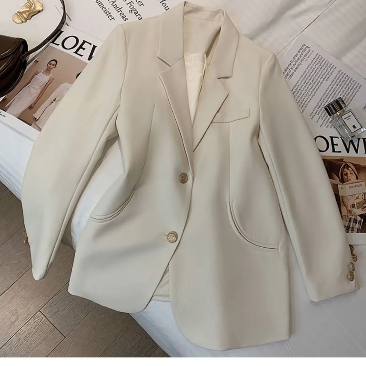 Spring and Autumn Season Korean Edition New Suit Coat Slim and Casual Versatile Internet Red Trendy Suit Top