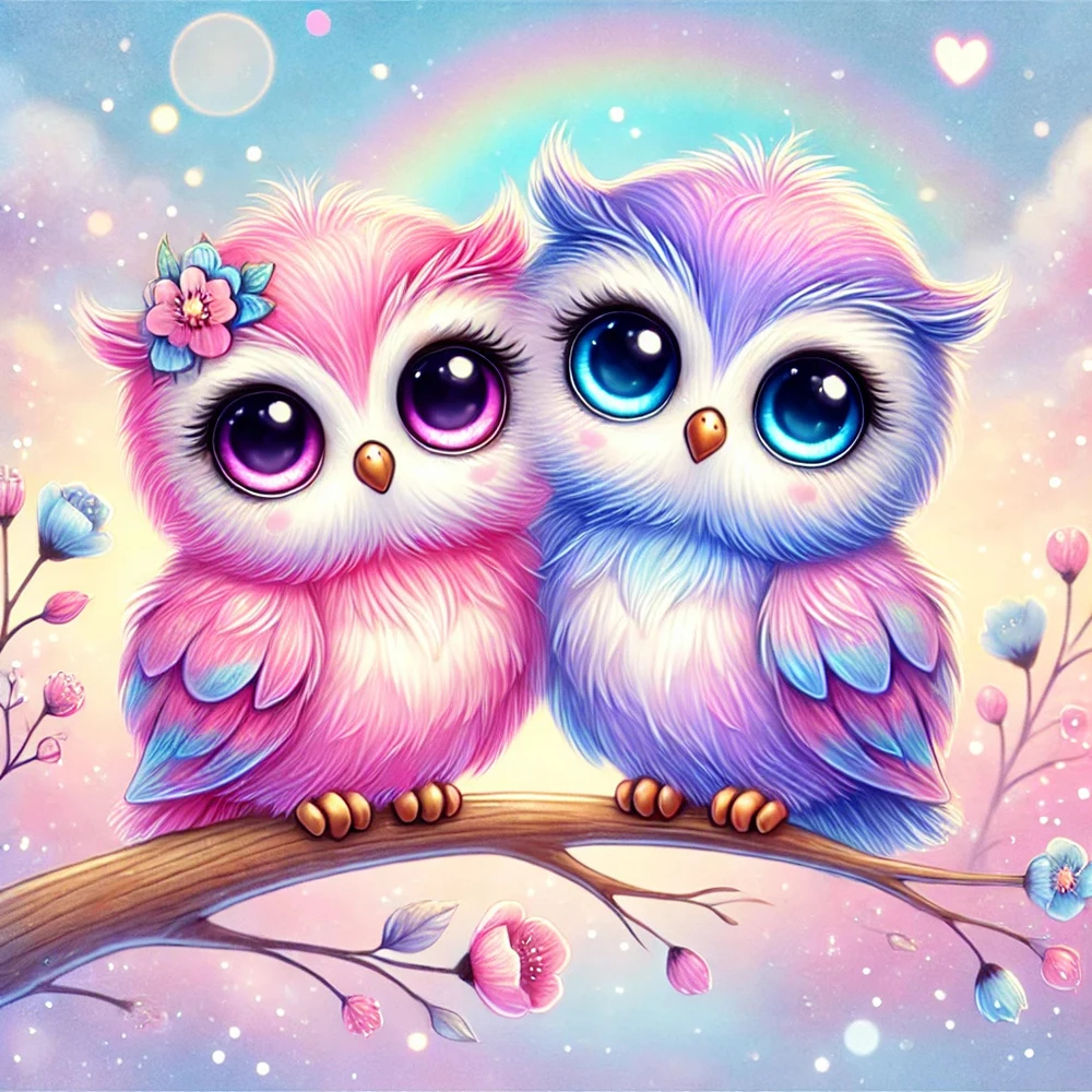 

5D животное полный круглый набор для алмазной живописи мозаика вышивка Сова новая коллекция искусство домашний декор DIY подарок ручной работы 12x16 дюймов