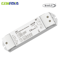 CENFAYA DALI 2CH Constant Voltage LED Dimmer DC12-48V DT6 DT8 2 Modes DALI Dimmer PWM digital dimming 16khz With AC Push Switch