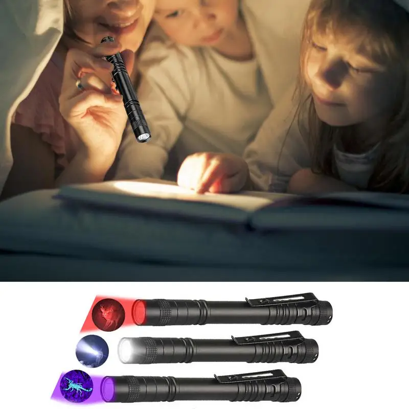 Mini Portable LED Pen Light Pocket Ultra Bright High Lumens Handheld Flashlight Linterna Torch For Camping Outdoor Work