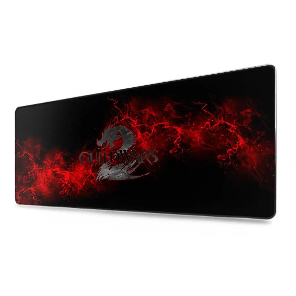 Guild Wars 2 Mouse Pad Tablet Mouse Pad Laptop XL Desktop Mouse Pad, Lucu HD Rainbow Gaming Keyboard Pad, Csgo Player, 90x40