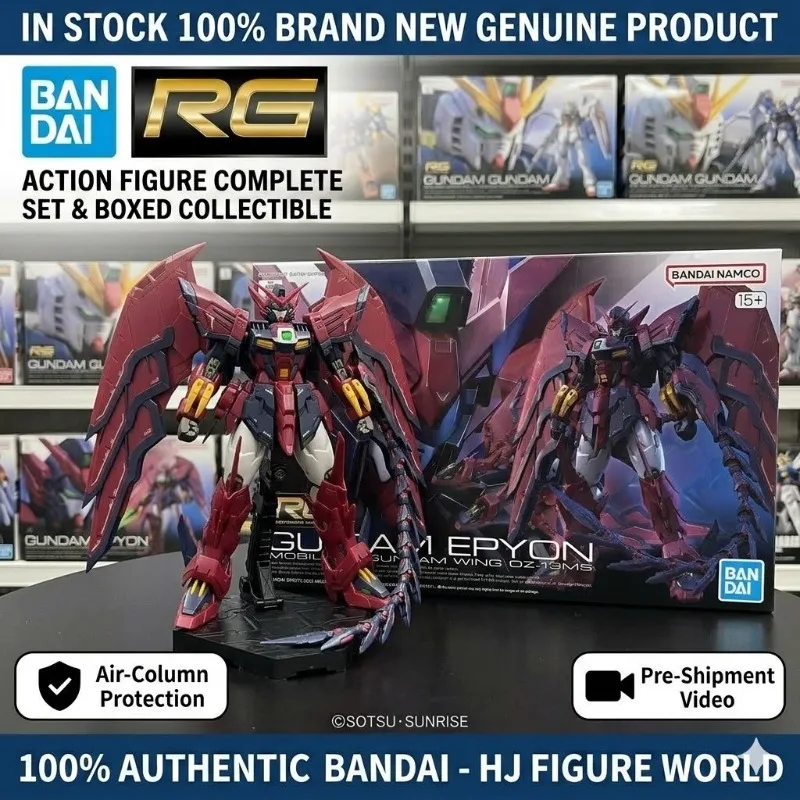 

In stock 100%Bandai RG 1/144 Gundam Base Limited Gundam Epyon [Special Coating] Figures Anime Model Genuine Boxed Toy Gift