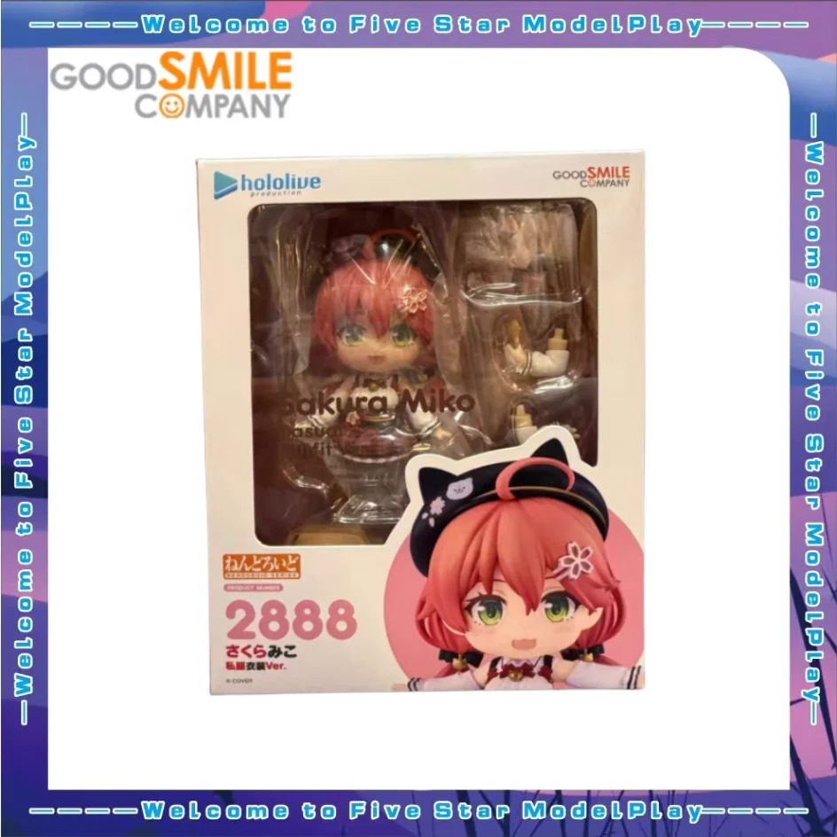 【FS】Original GSC Nendoron 2888 Sakura Miko Casual Outfit Hololive Production VTuber Action Figure Model Genuine
