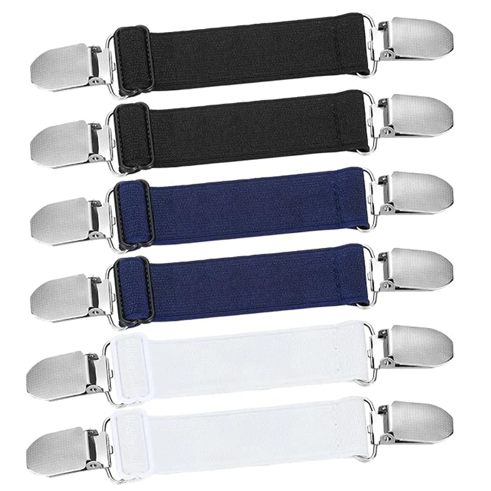1PC Waist Cinch Clip Elastic Belt Clip Stainless Steel Gloves Clips Hat Clips for Kids Adults Dress Sweater Cardigan Shawl Clip