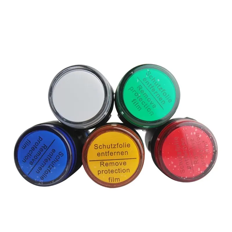 

1pcs 12V 24V 220V 380V 16mm Panel Mount LED Power Indicator Pilot Signal Light Lamp