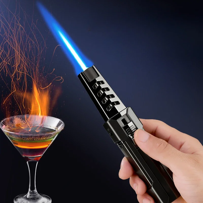 2026 Kitchen BBQ Cigar Big Jet Flame Fire Torch Outdoor Powerful Flame  Camping Gun Lighter Mans Tools Without Butane Gas