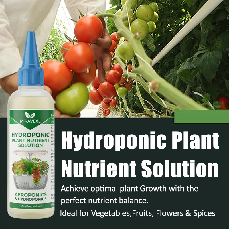 Professional Hydroponic Plant Nutrient Solution Liquid Fertilizer for Indoor Aeroponics System Garden Fertilizer MIRAVEXL