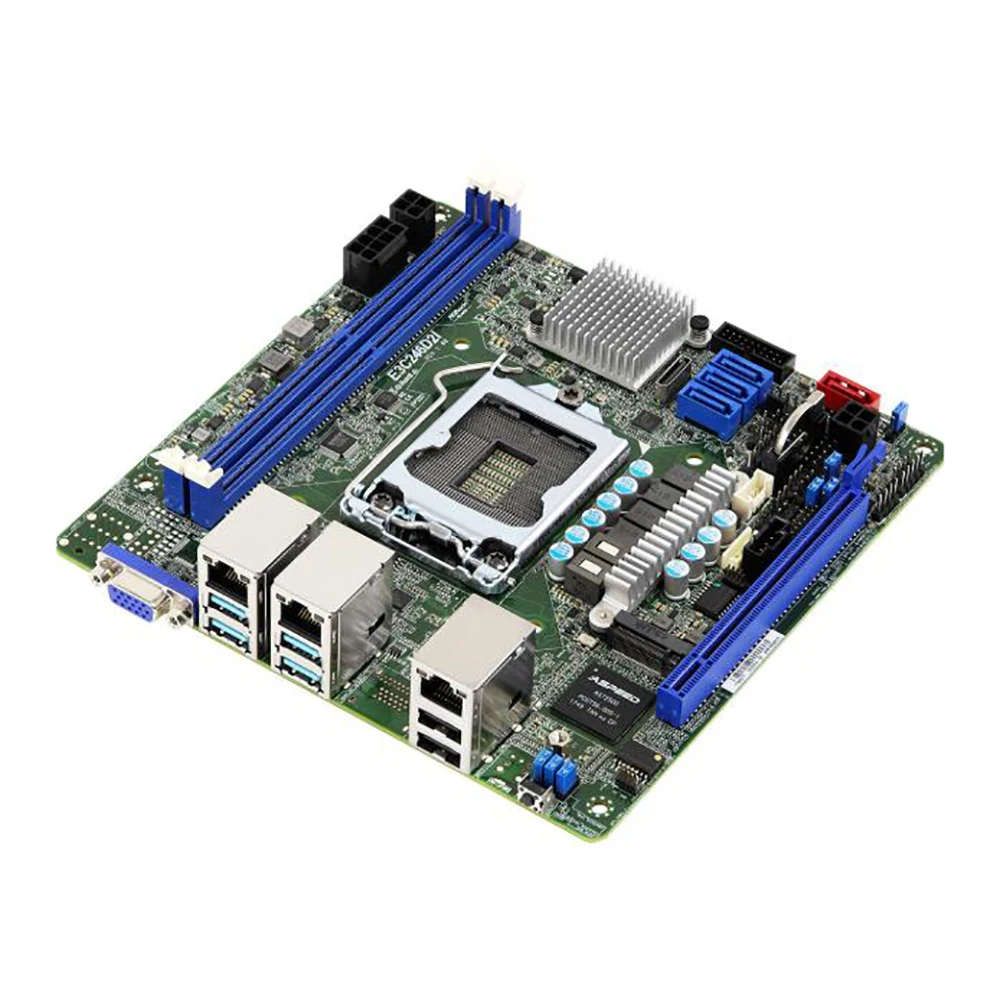 

Серверная материнская плата E3C246D2I LGA1151 DDR4 ECC non-ECC E-2100/E2200