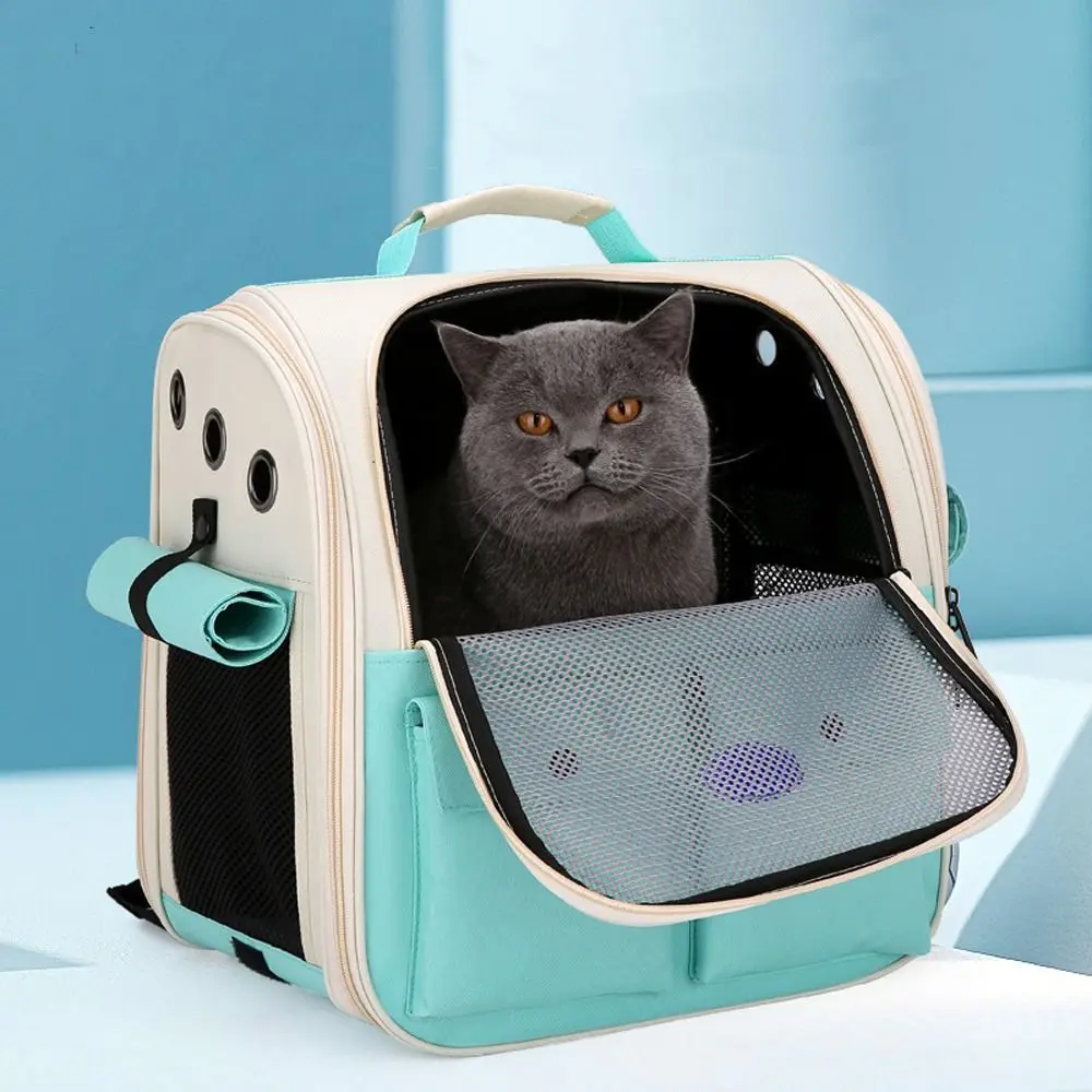 

Ventilation Pet Carrier Backpack Foldable Large Capacity Pet Travel Bags Breathable Comfortable Cat Carrying Bag Pet Supplies