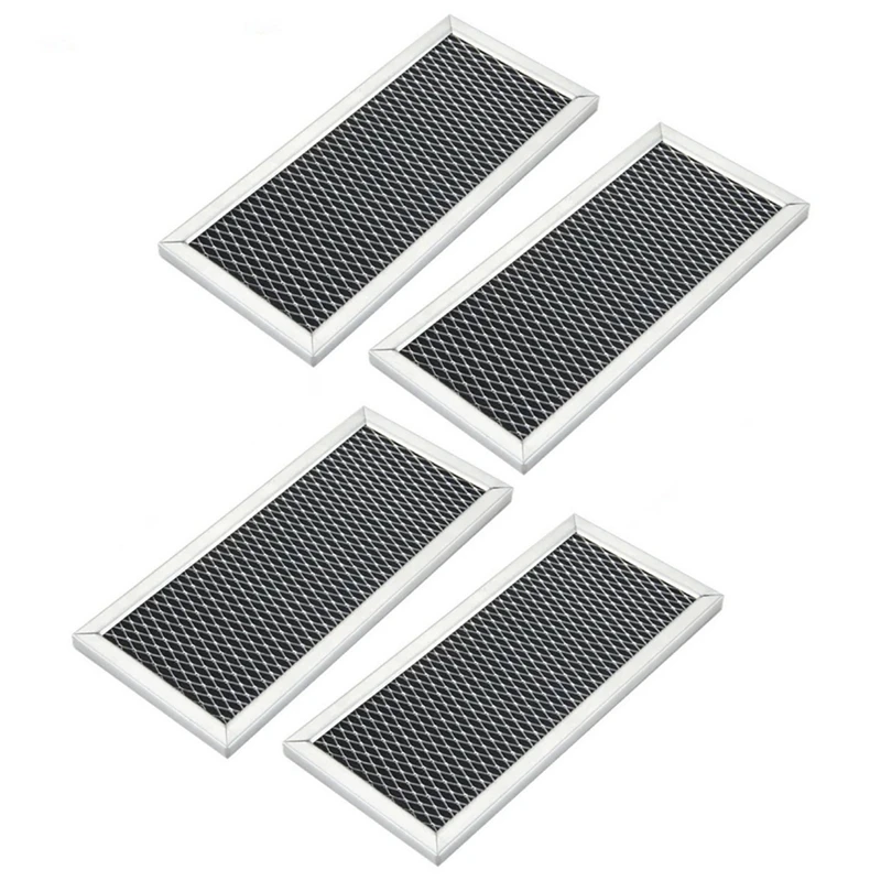 

4PCS Microwave Charcoal Filter Replacement For GE JX81A WB02X9883 Microwave Filter For Kitchen Air Carbon Filter